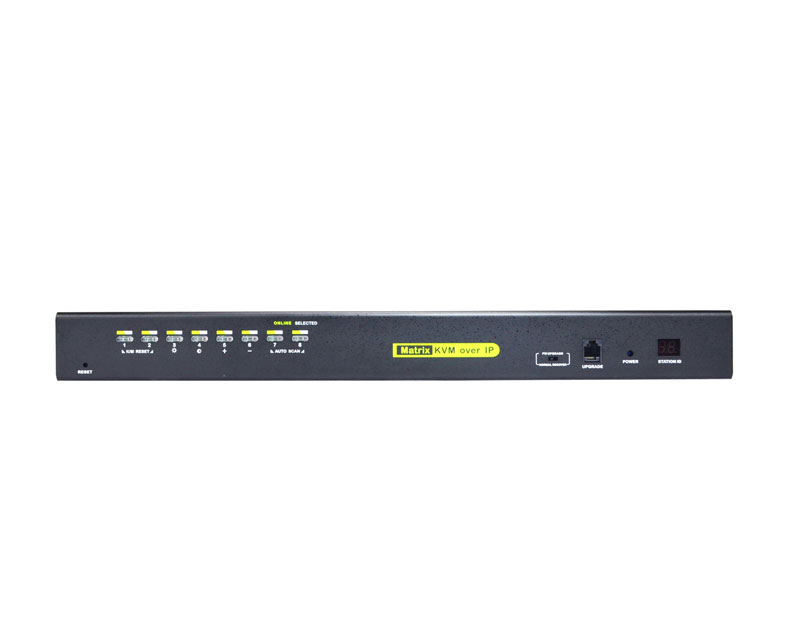 双通道矩阵式8口高清 IP KVM切换器