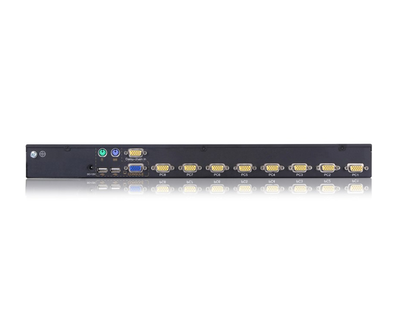 8口混接USB,PS/2 VGA机架式KVM切换器